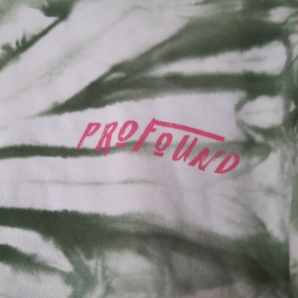 Revolve Profound Tie Dye Swirl Custom Ultra Crop Hoodie XS - Picture 5 of 5